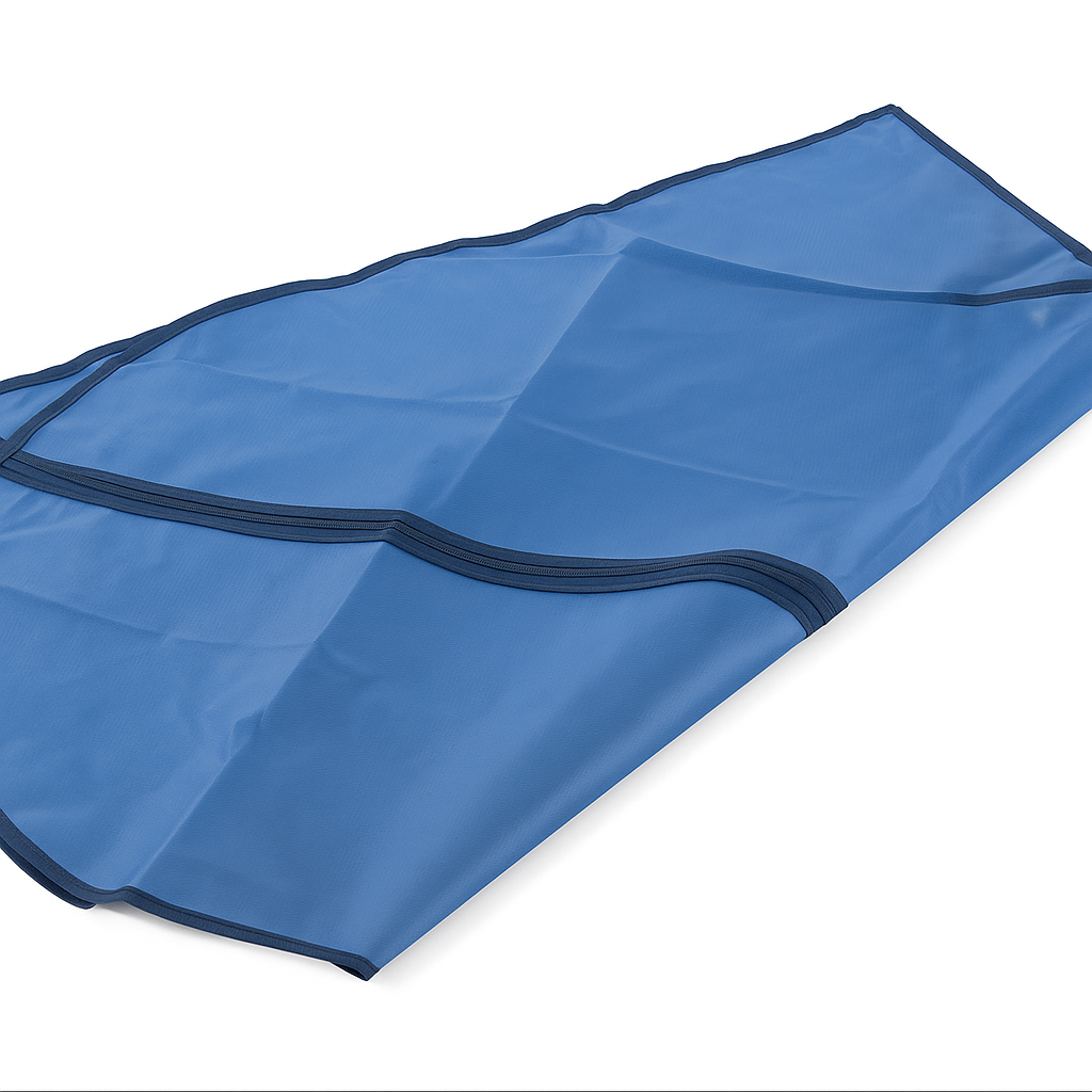 Husa de protectie pentru costum, Zola®, cu fermoar, 60x90 cm, albastru Husa de protectie pentru costum, Zola®, cu fermoar, 60x90 cm, albastru